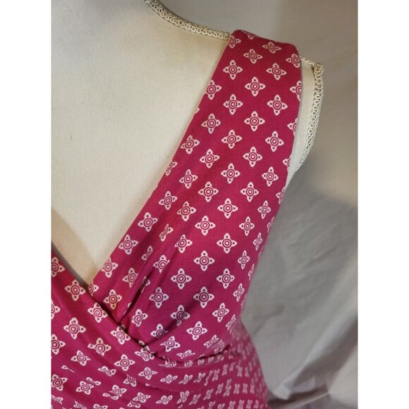 Lands‎ End Pink Pima Cotton Modal Size S 6-8 Dress - Picture 2 of 6